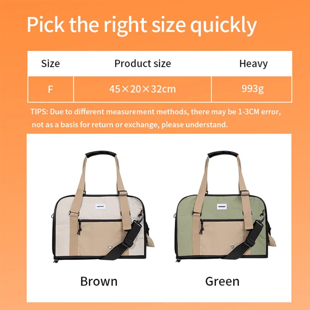 Soft Cat Dog Carriers Portable Breathable Foldable Shoulder