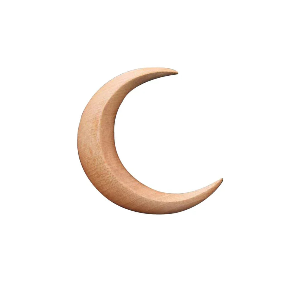 Wood Moon Crescent Shaped Hair Clip Hair Forks