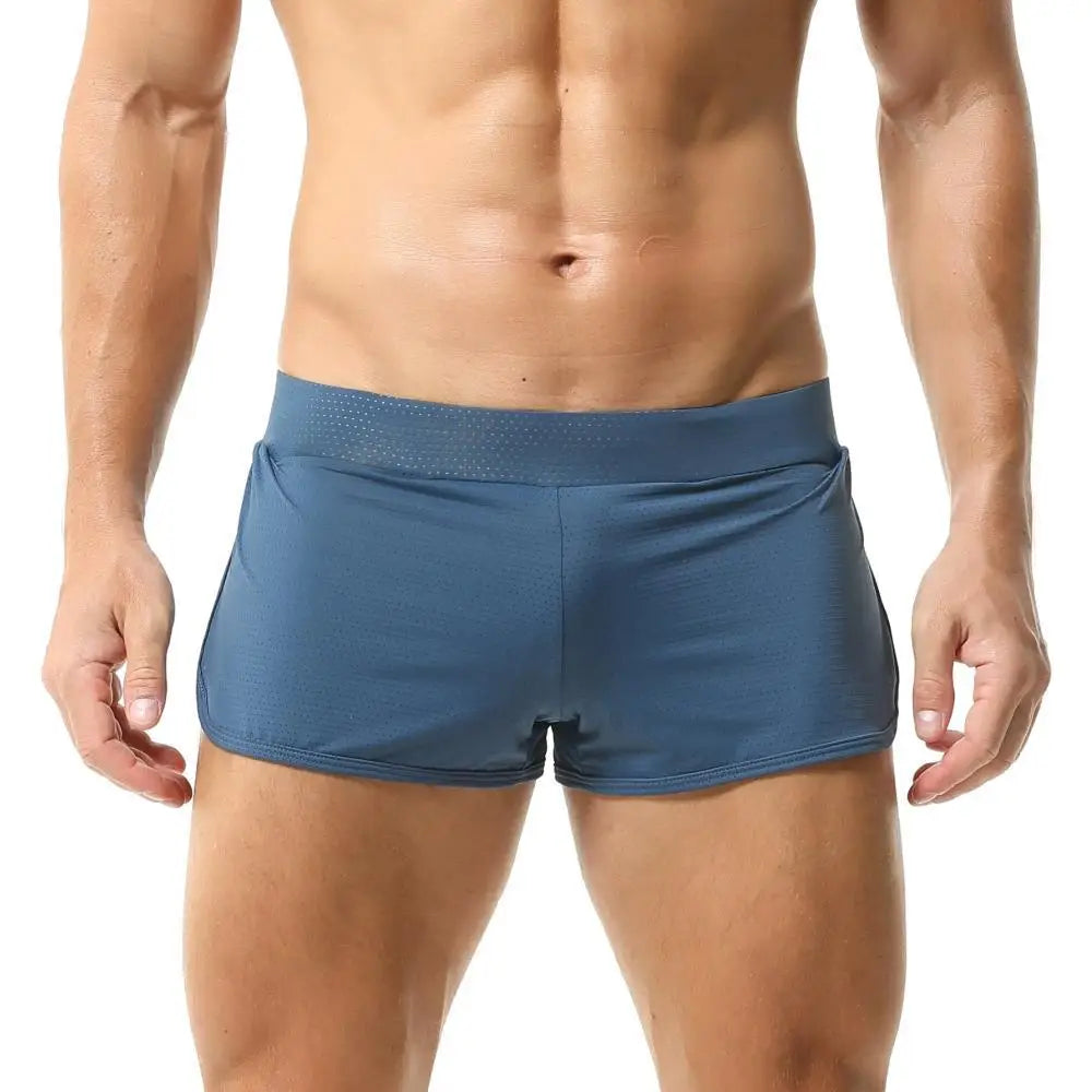 Men's Sports Shorts Mesh Breathable Pajamas Shorts Sexy