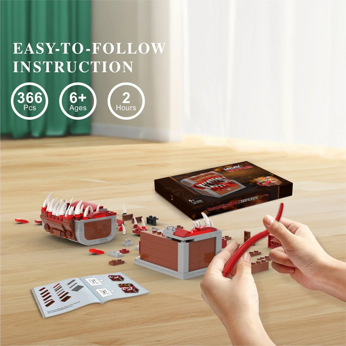 BuildMoc Mimic Chest Yaranzo Monster Building Blocks Final