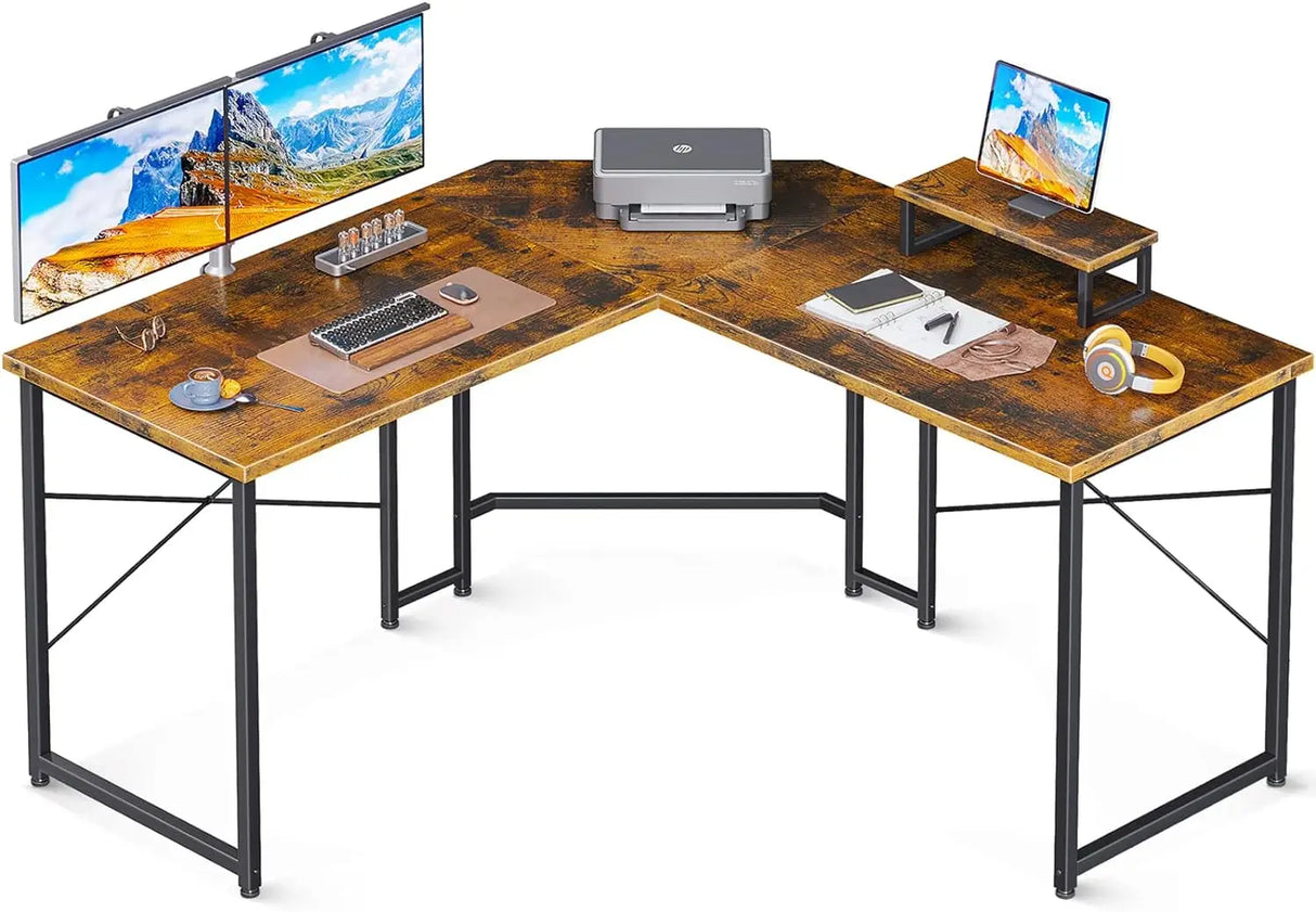 L Shaped Gaming Desk, 51 Inch Computer Desk