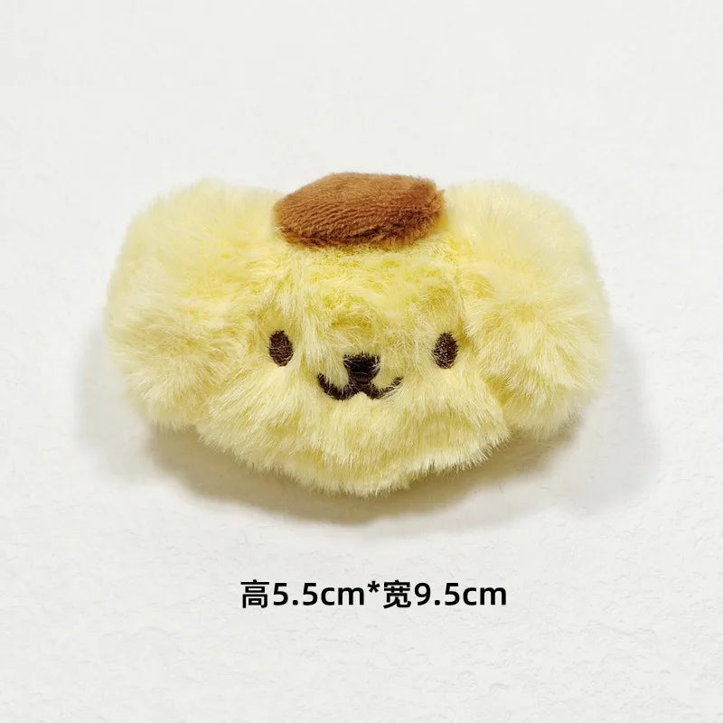 Kawaii Sanrio Plush Keychain Hello Kitty Kuromi Cinnamoroll