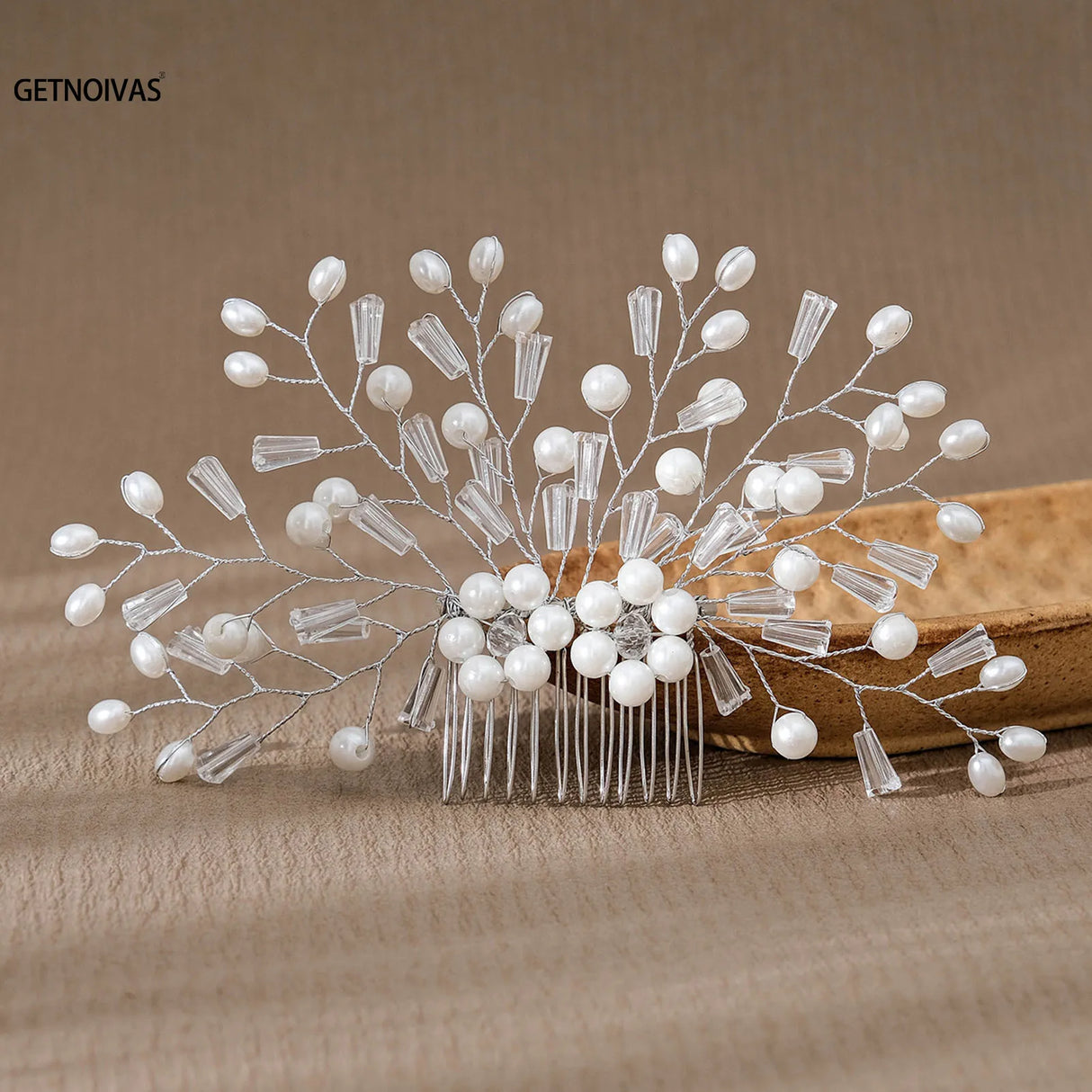 Wedding Pearl Flower Hair Combs Hair Accessories Hair