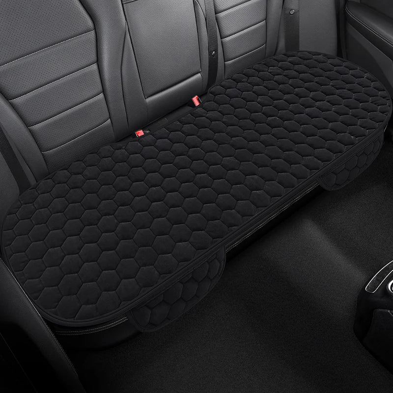 Winter short plush car single piece seat cushion