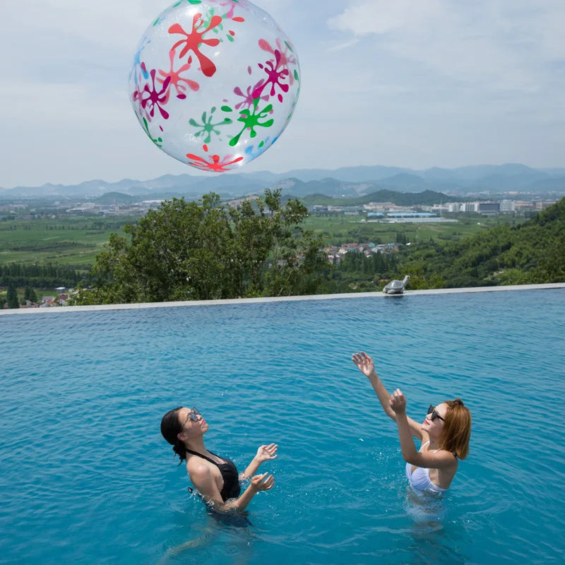 Pack Jumbo Inflatable 31" Giant Beach Ball Crystal