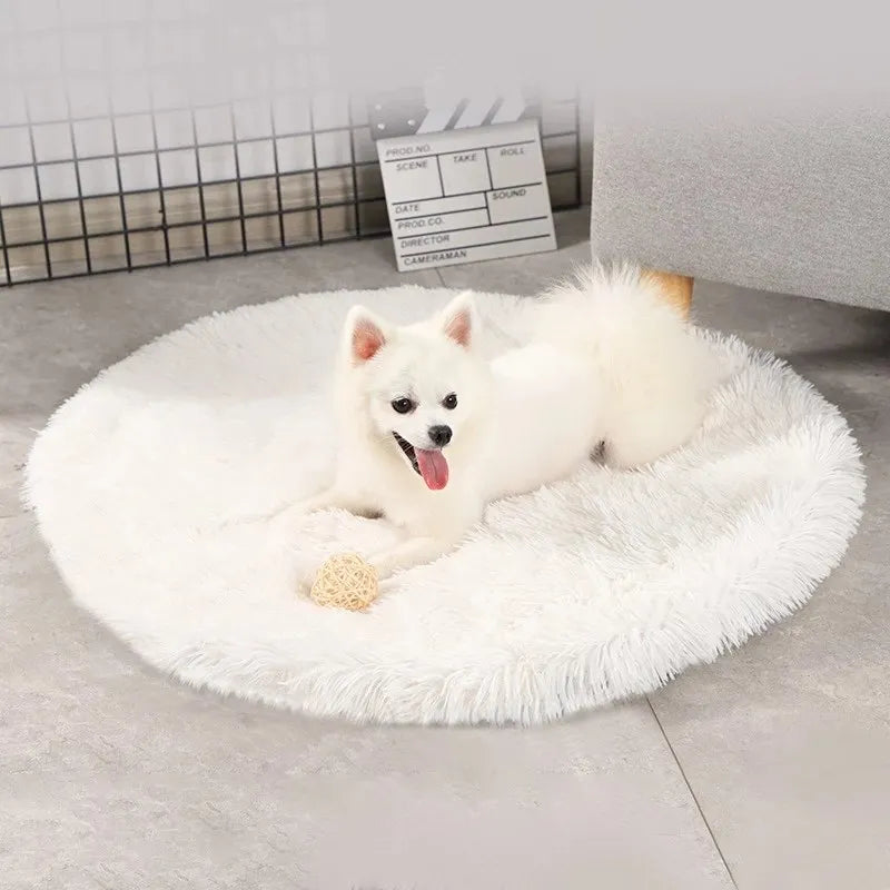 Round Cat Bed Mat Pet Sleeping Bed For