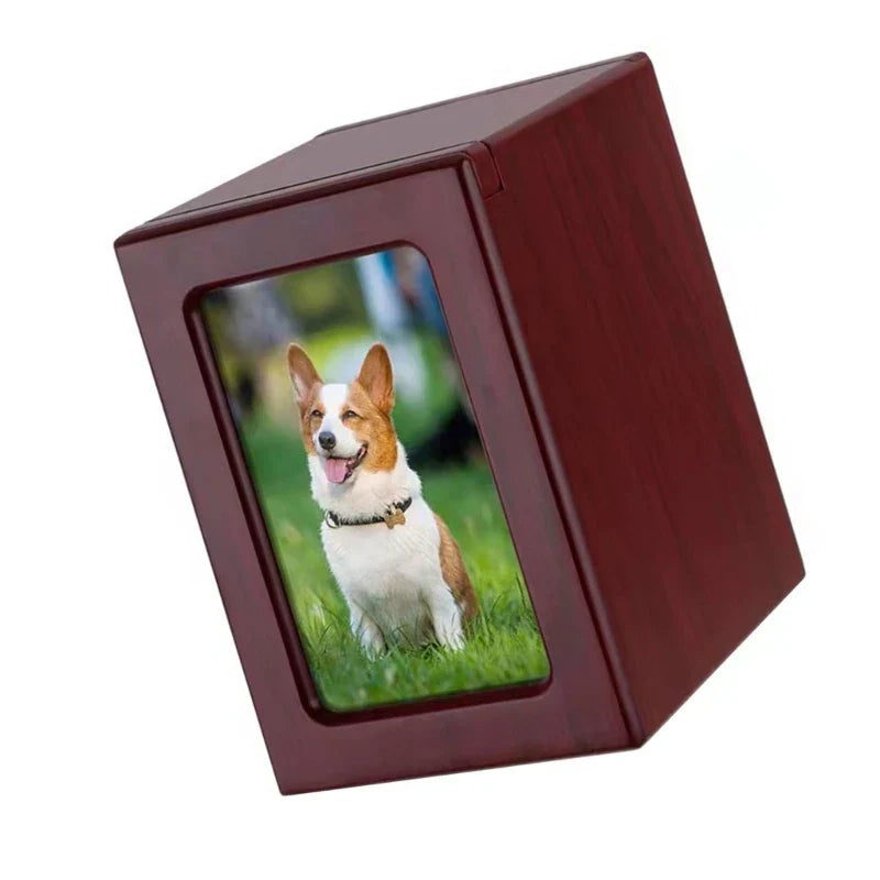 Cremation Urn Pet Cinerary Casket Happiness Memorial Box