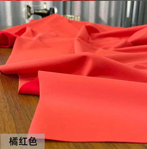 Knitted PU Leather Fabric Matte Finish Four Sided