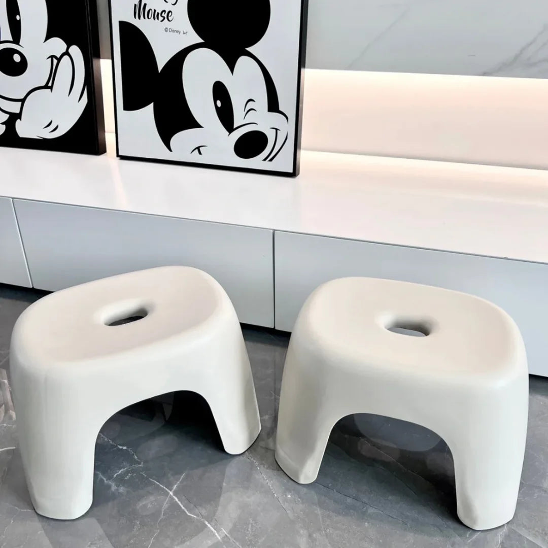 Bathroom Chairs Household Plastic Stool Thickened Stackable Coffee