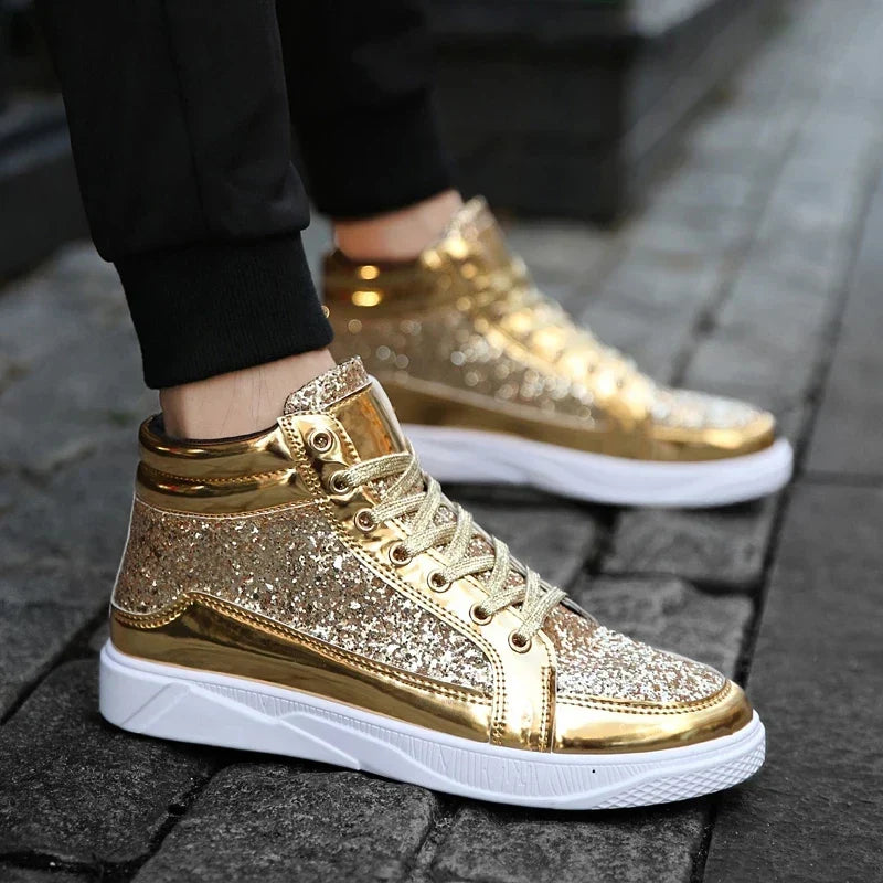 2020 Fashion Men High Top Sneakers Male Ankle