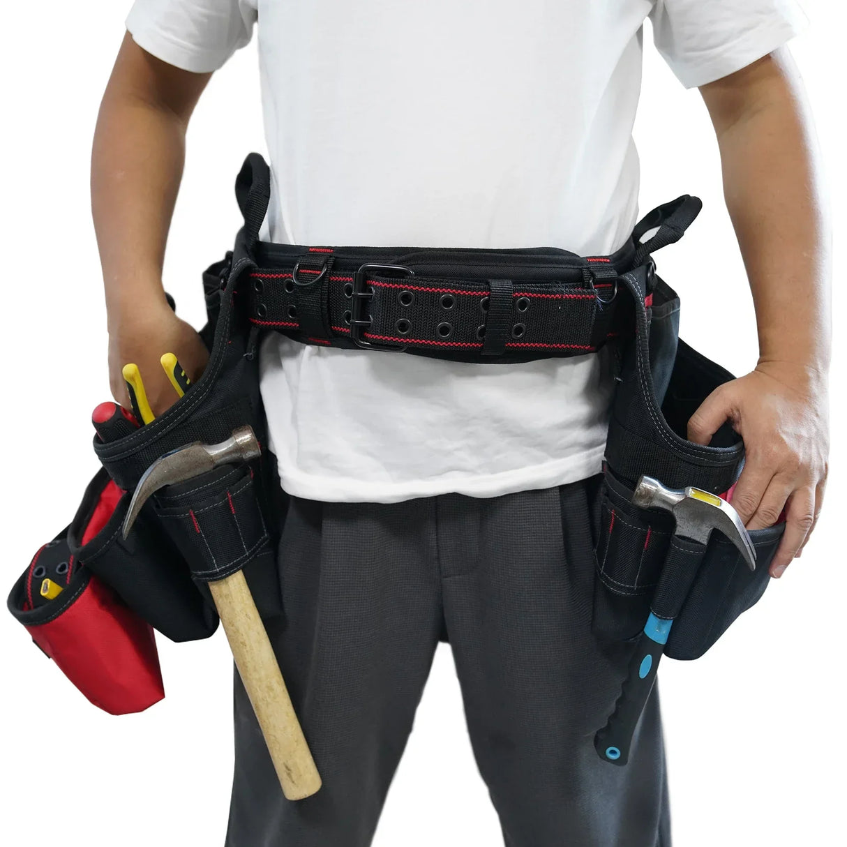 MELOTOUGH Padded Tool Belt with D ring for