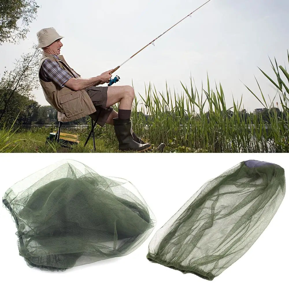 Safe Travel Camping Mesh Cap Insect-proof Hat Net