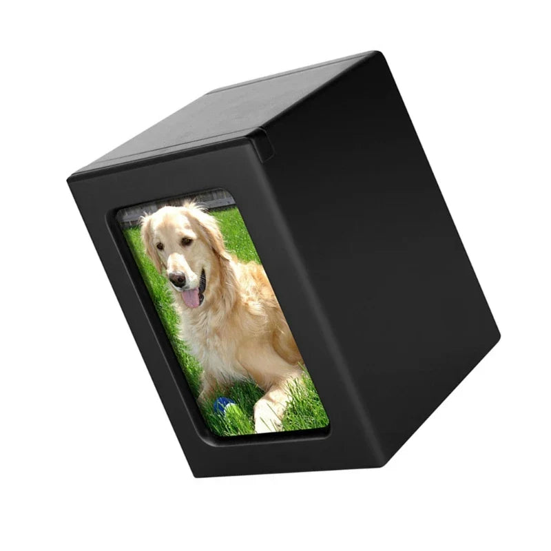 Cremation Urn Pet Cinerary Casket Happiness Memorial Box
