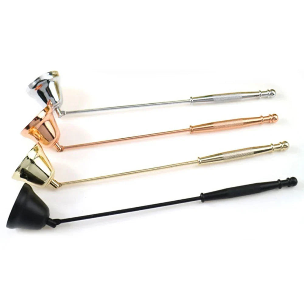 Stainless Steel Smokeless Candle Wick Bell Snuffer Home