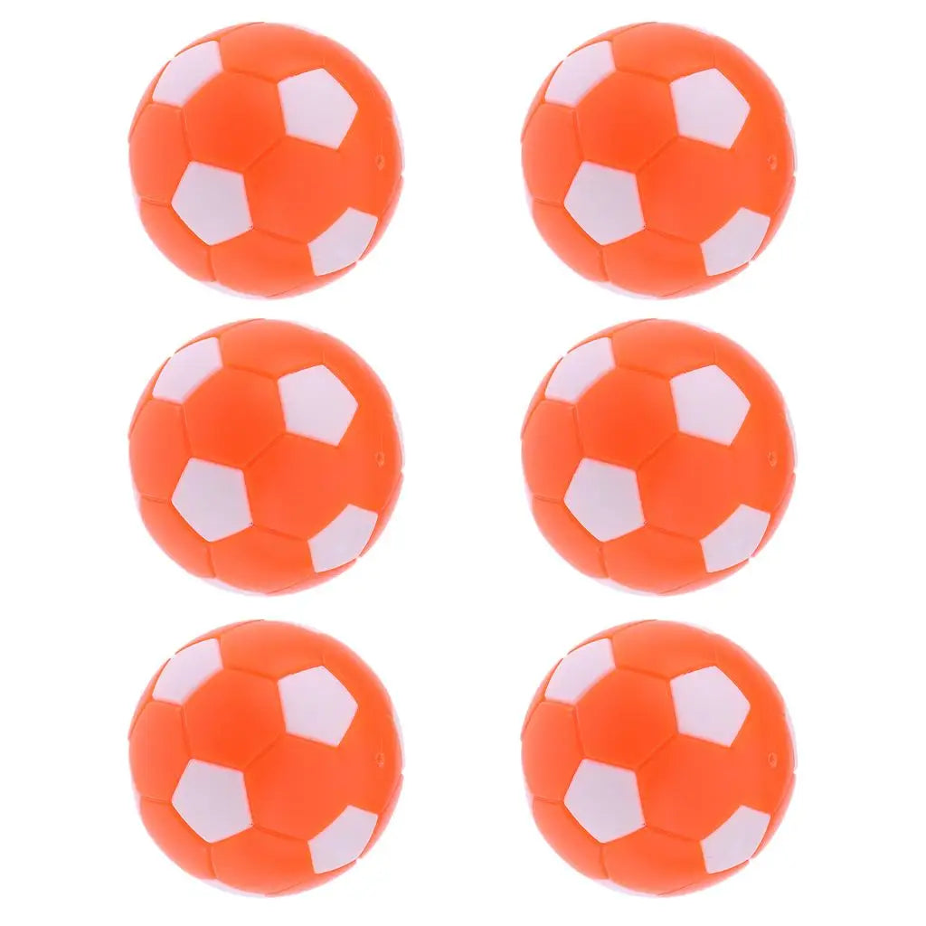 6 Pieces Foosball Table Football Round Indoor Games