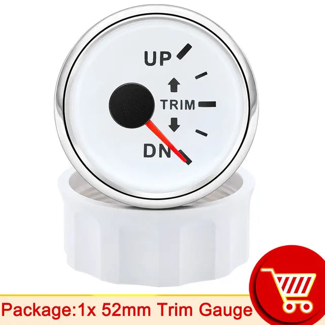 9-32V 52mm Waterproof Trim Gauge for Auto & Boat