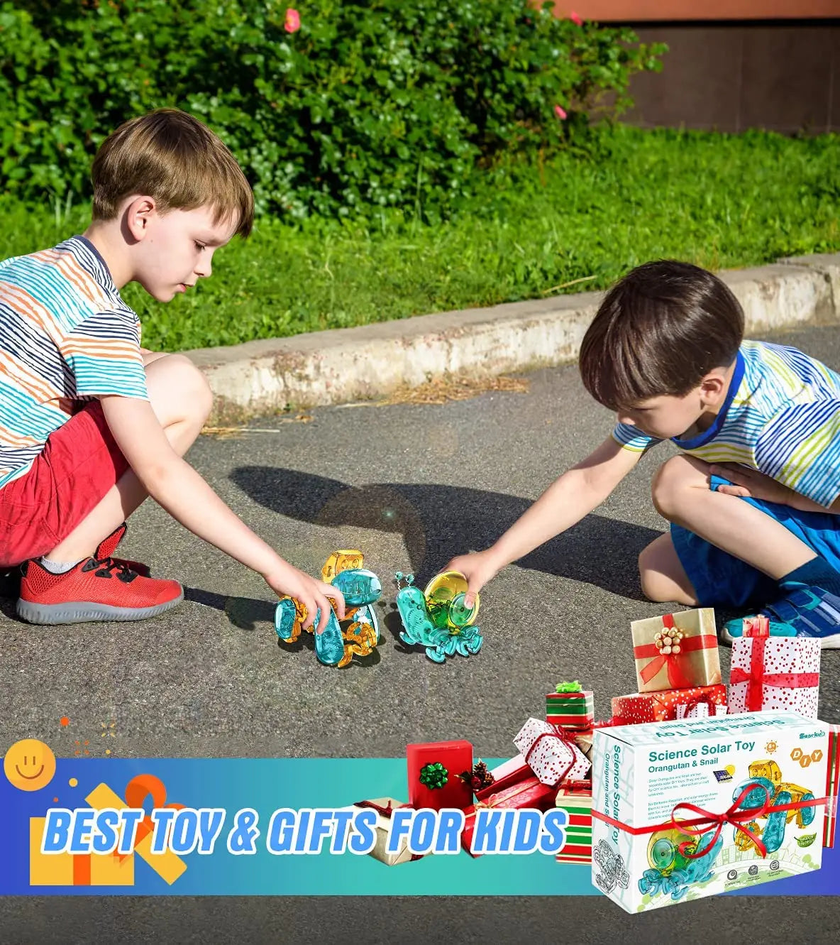 Science Experiment Solar Robot Toy Snail DIY Building