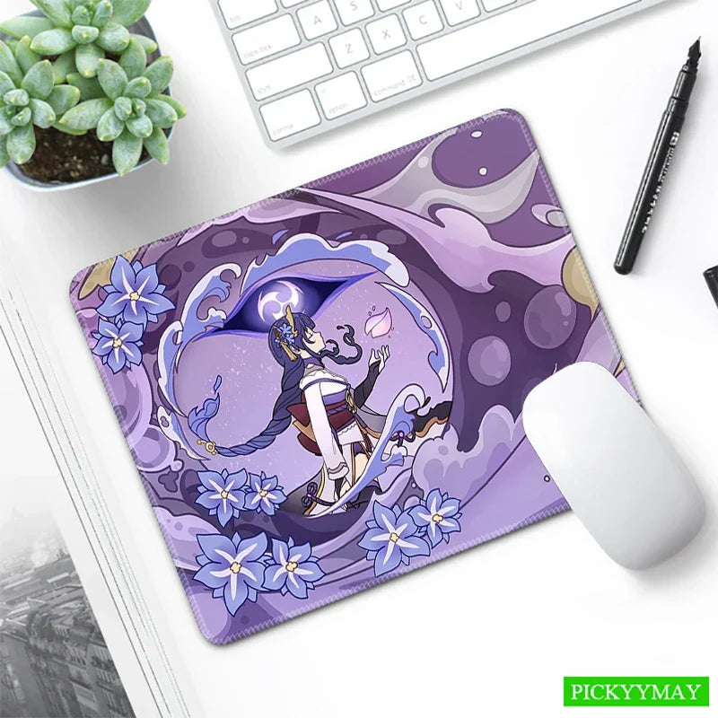 Genshin Impact Desk Mat Gamer Mousepads Mouse Pad
