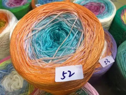 300g Cake Gradient Color Crocheted Shawl Blanket DIY