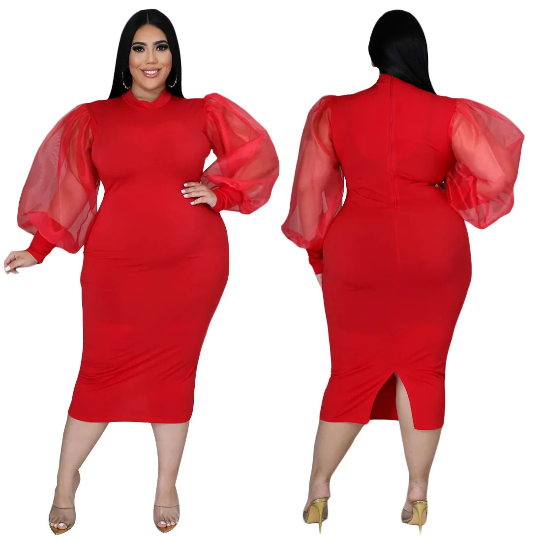 Plus Size Long Sleeve O Neck Sprint Autumn
