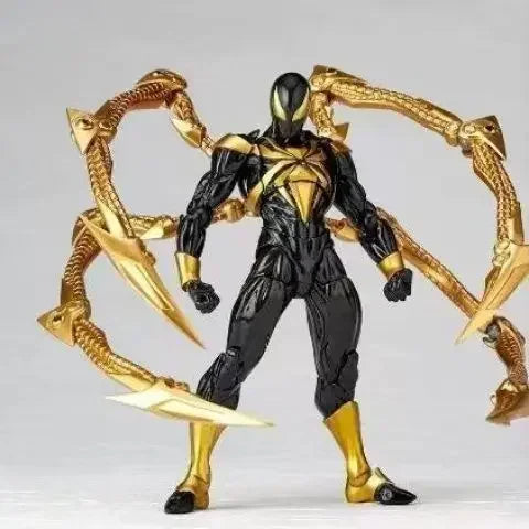 New Kaiyodo Iron Spiderman Ation Figurine Amazing Yamaguchi