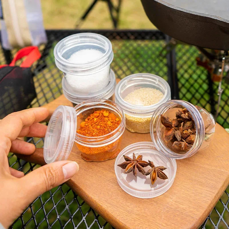 Portable Travel Camping Spice Kit Spice Container Bag