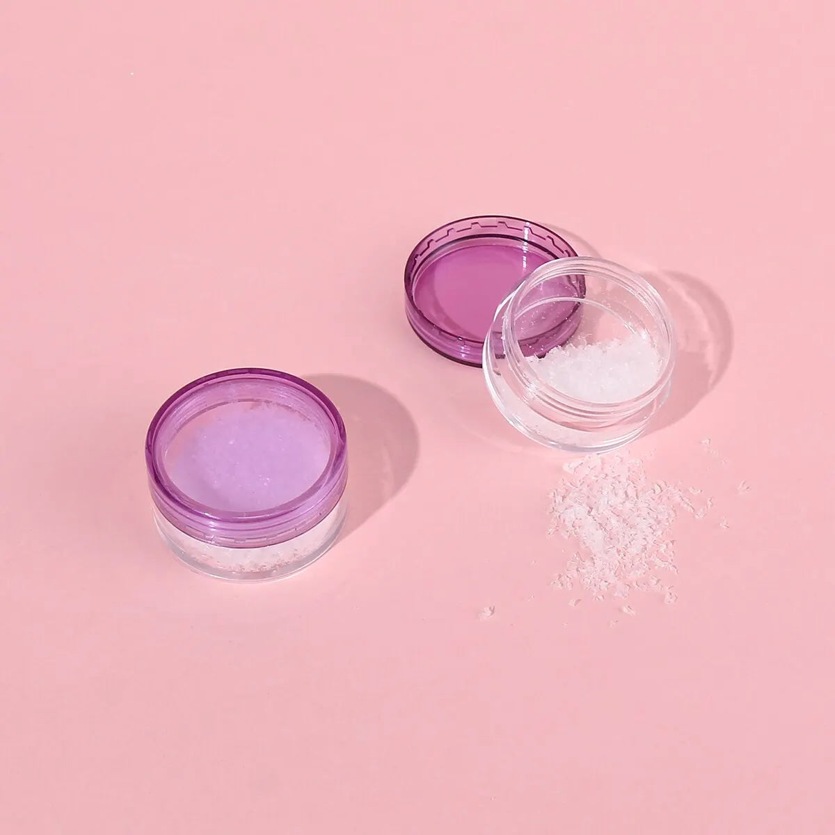 10Pcs 10g Round Clear Jars with Screw Cap