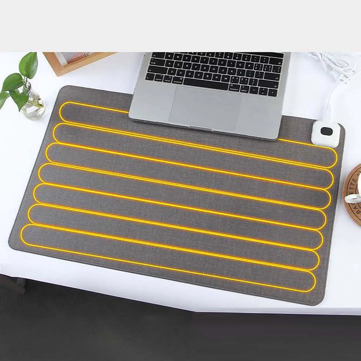Electric Heat Mouse Pad Table Mat Display Temperature