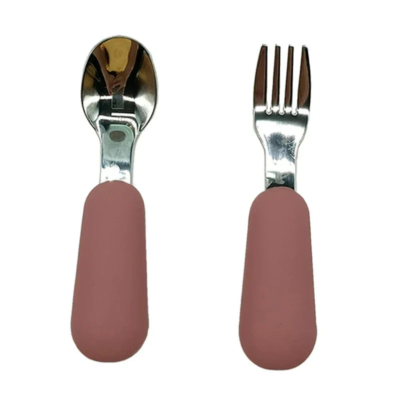 Baby Gadgets Tableware Set Children Utensil Stainless Steel