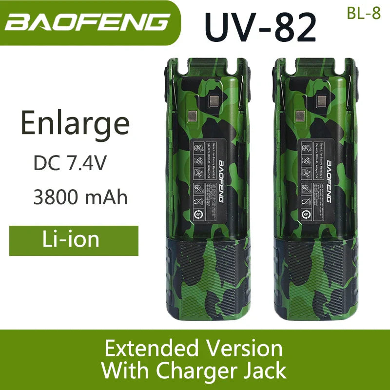 Baofeng UV 82 BL-8 Battery Walkie Talkie Ham