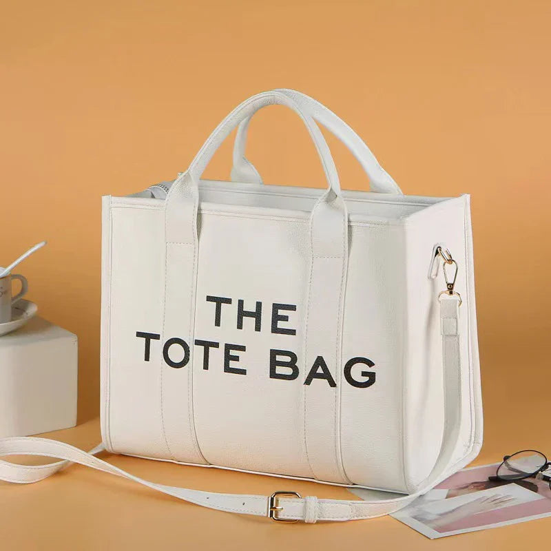 Women's Casual Tote Bag, Fashion PU Leather Shoulder