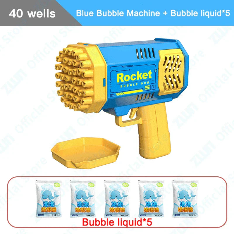 Children Bubble Gun Toy Astronaut Fully Automatic Bubble