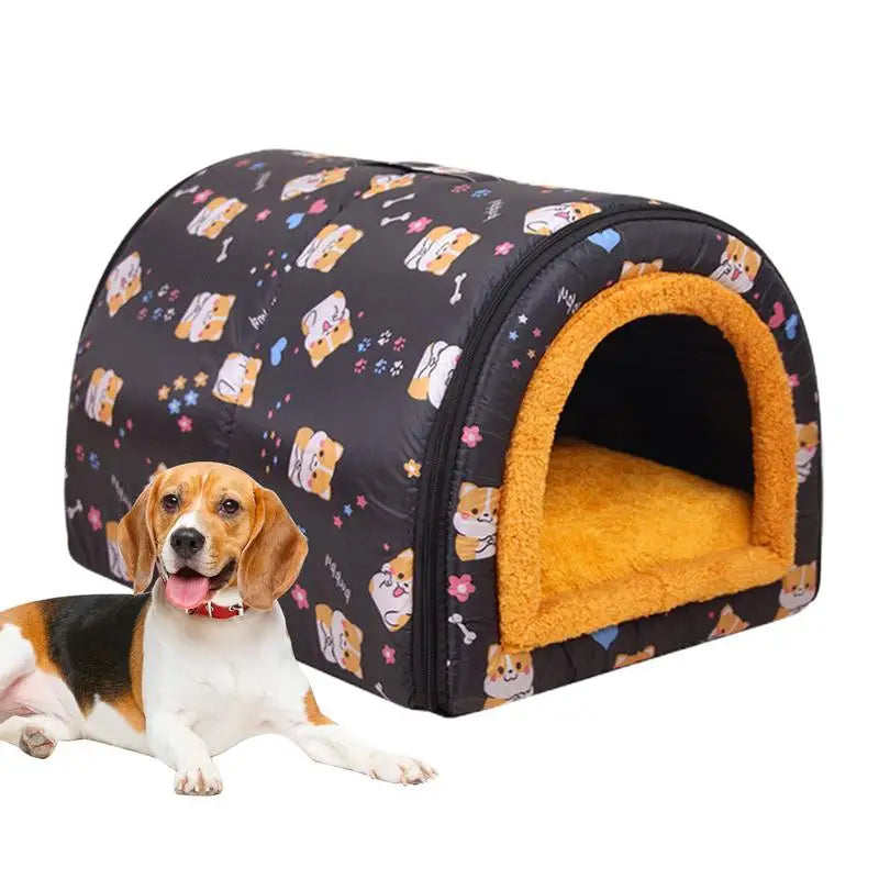 Insulated Dog House For Winter Warm Pet Sleeping