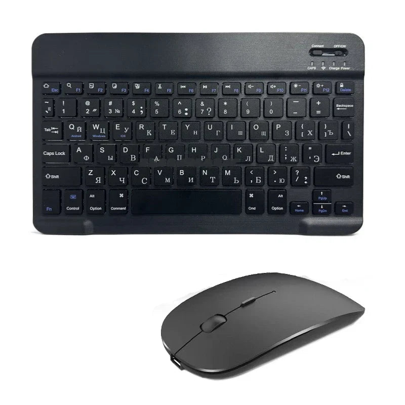 Spanish French Bluetooth Wireless Keyboard Azerty Russian Korean