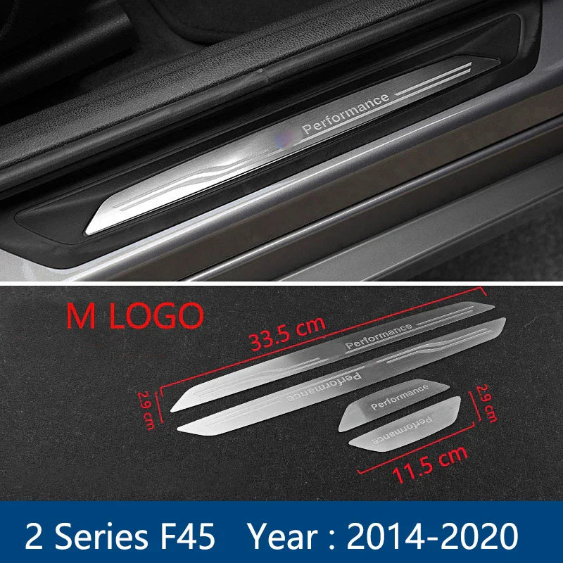 Accessories Door Sill Scuff Plate Guards Protector Sticker