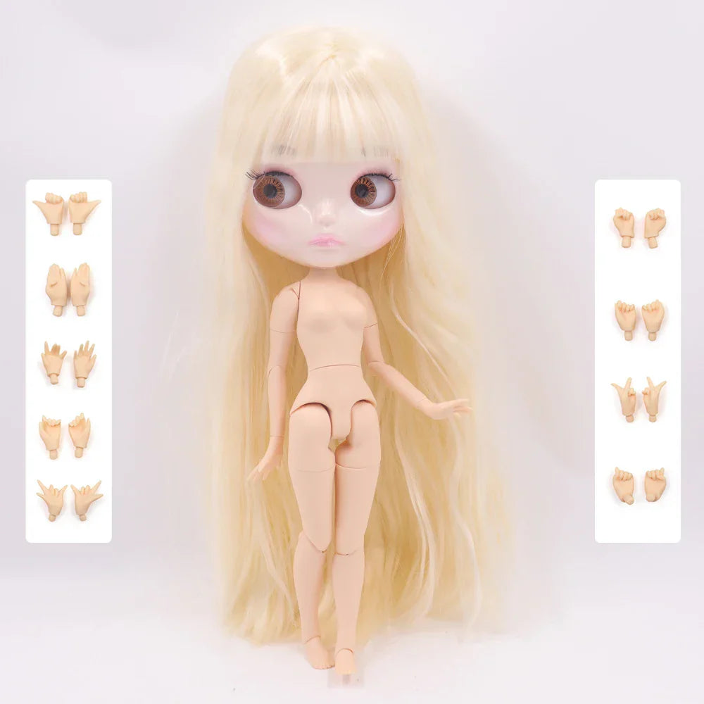 ICY DBS Blyth Doll 1/6 Joint Body 30CM BJD toys Natural shiny face with extra hands AB DIY Fashion Dolls girl gift