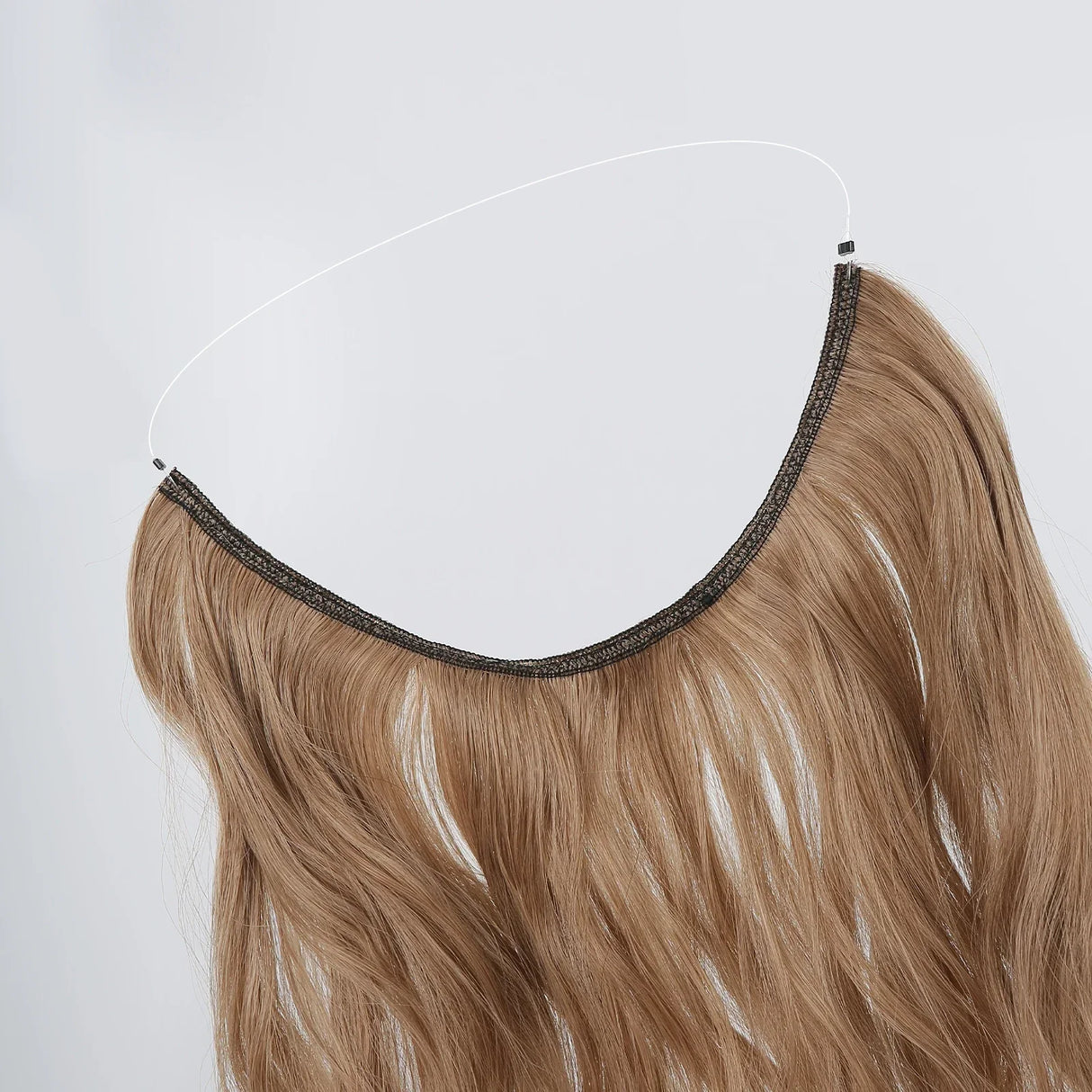 HAIRCUBE Synthetic No Clip Hair Extension Natural Hair