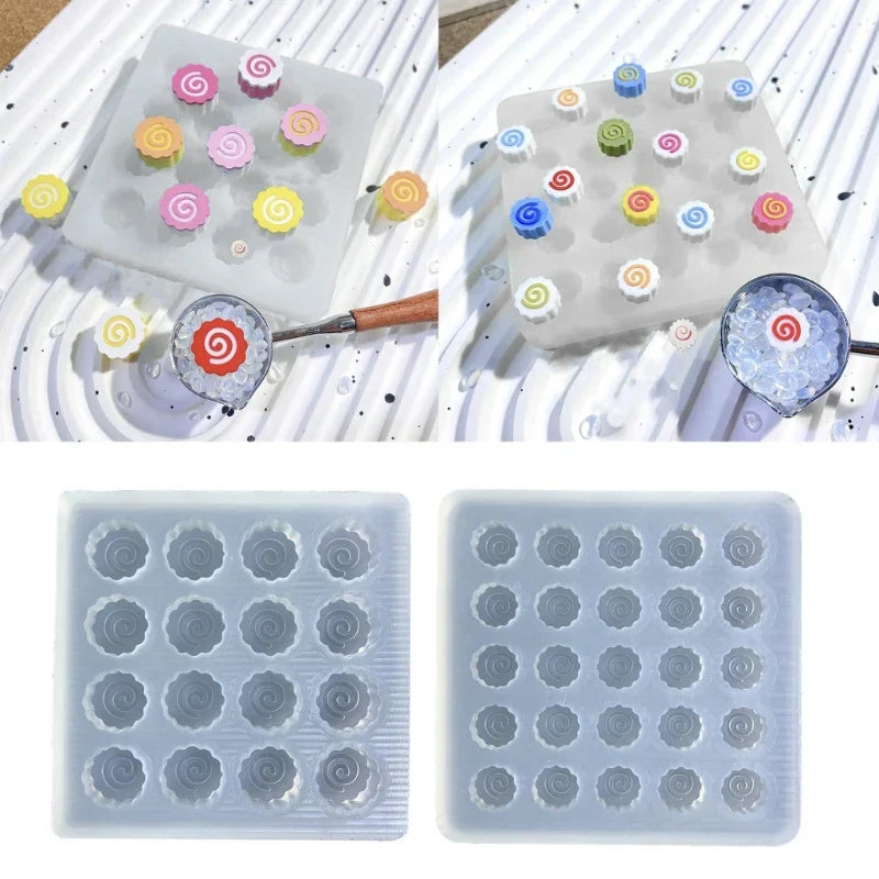 Spiral Shape Paint Wax Pellet Mold Diy Paint