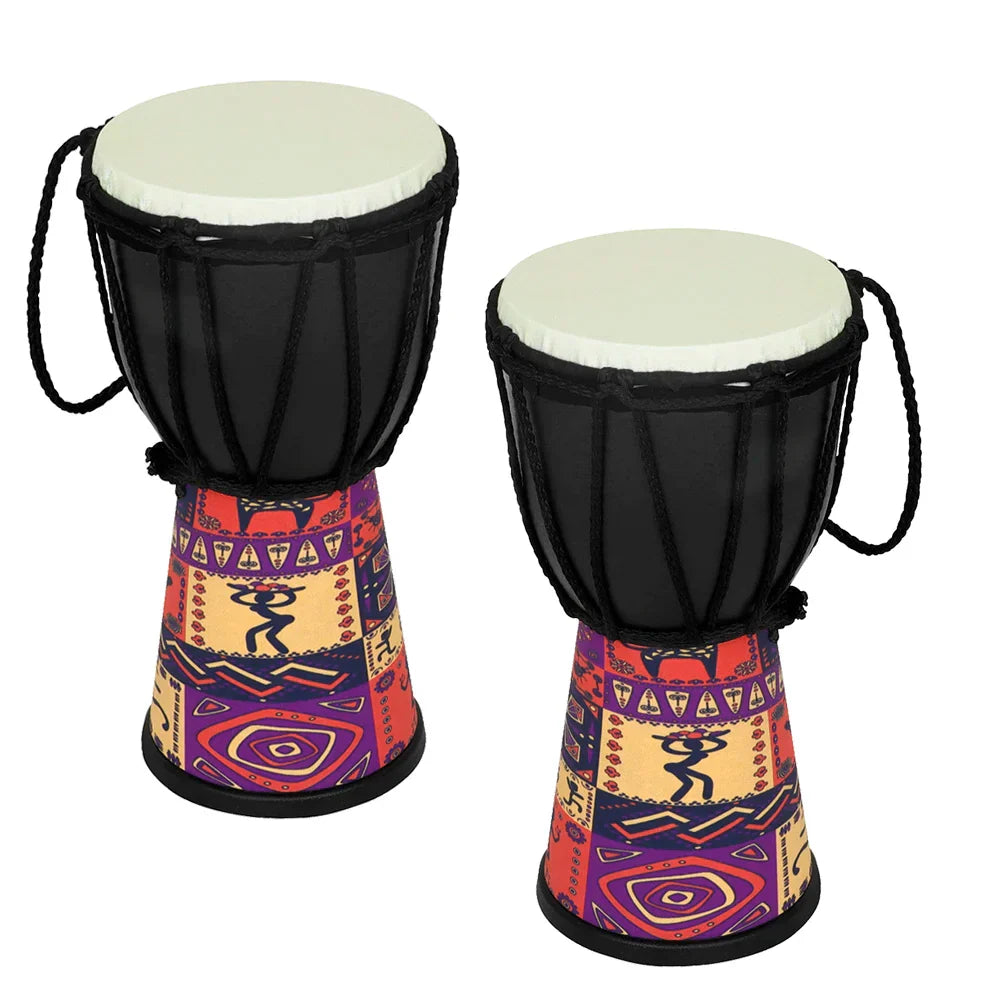 4 Inch African Drum for Kid Portable ABS