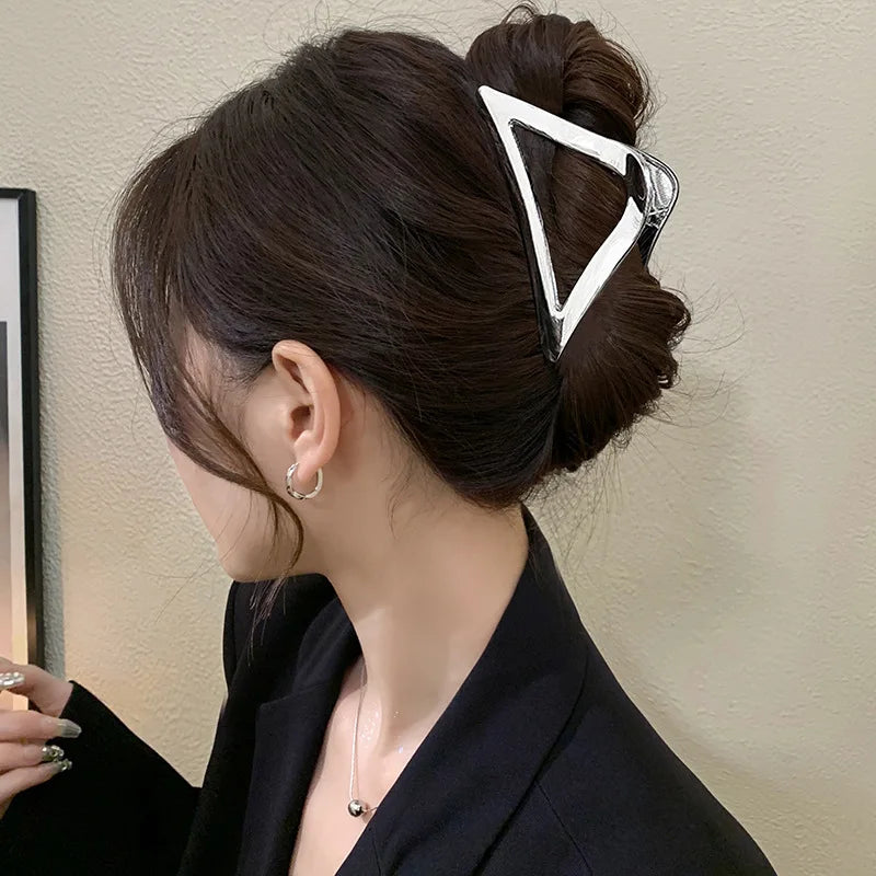TwinkLei Fashion Metal Triangle Hair Claw Clip Popular