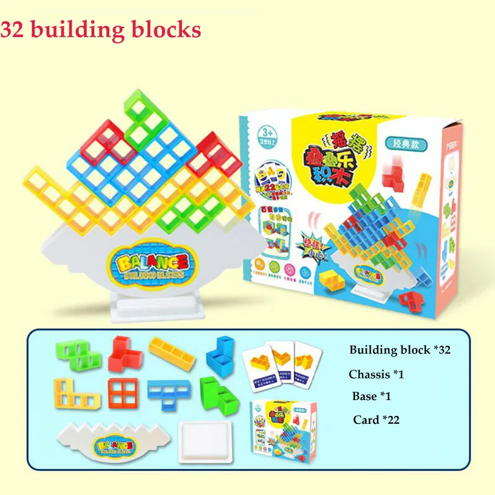 Balance Stacking Board Games Kids Adults Tower Block