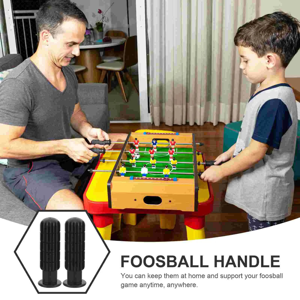 Football Machine Foosball Handle Soccer Balls Table Handles
