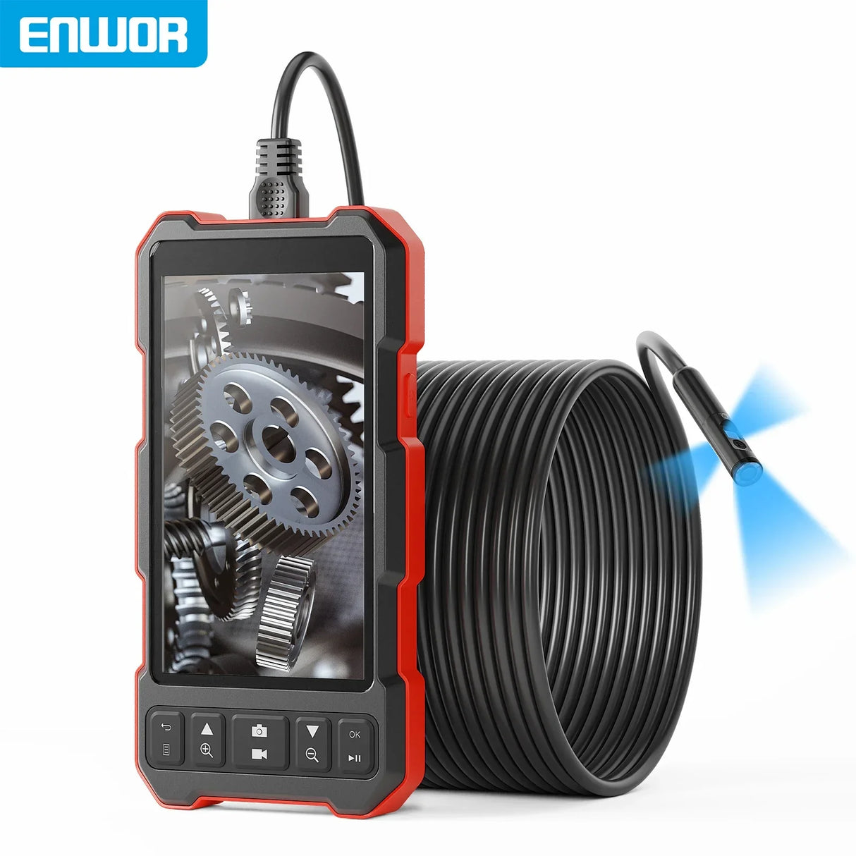 5'' IPS Industrial Endoscope Camera 1080P Full HD