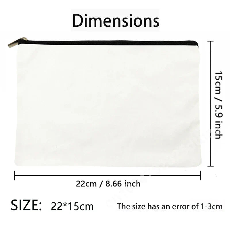 Animal Print Cosmetic Bag Women Makeup Bag Kawaii