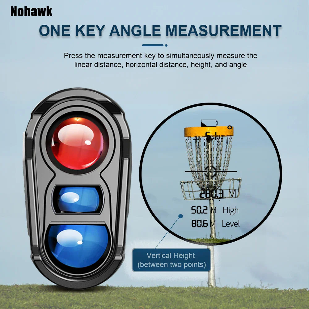 Nohawk Multifunctional Mini Golf Laser Range Finder
