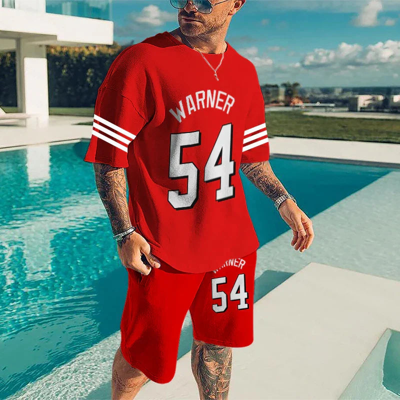 Summer Men Tracksuit Set Oversized Jogging Suits 3D