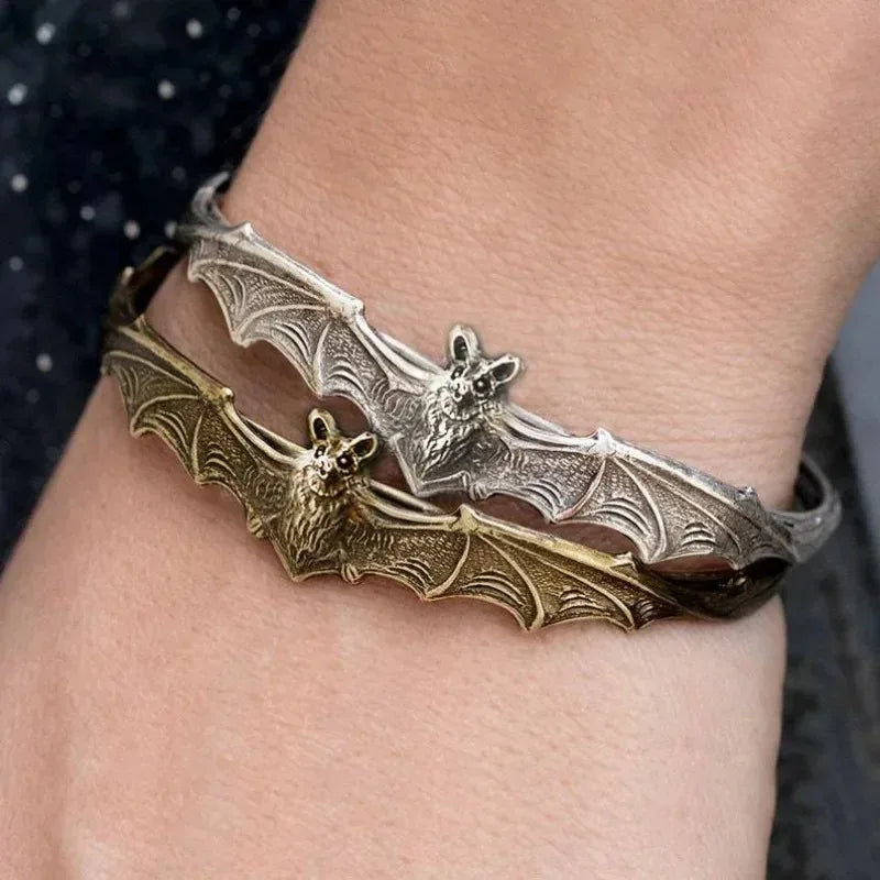 Gothic Halloween Bat Bracelet Male Retro Creative Personalized