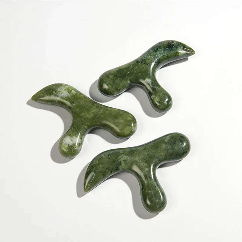 Natural Xiuyan Jade Foot Massager Scraping Gua Sha