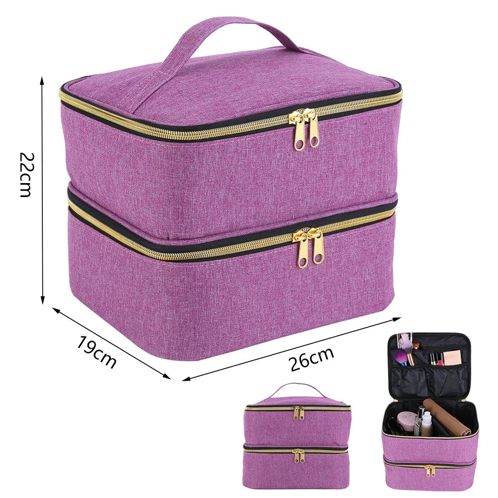 Nailpolish Organizer Bag Removable Nail Box Storage with