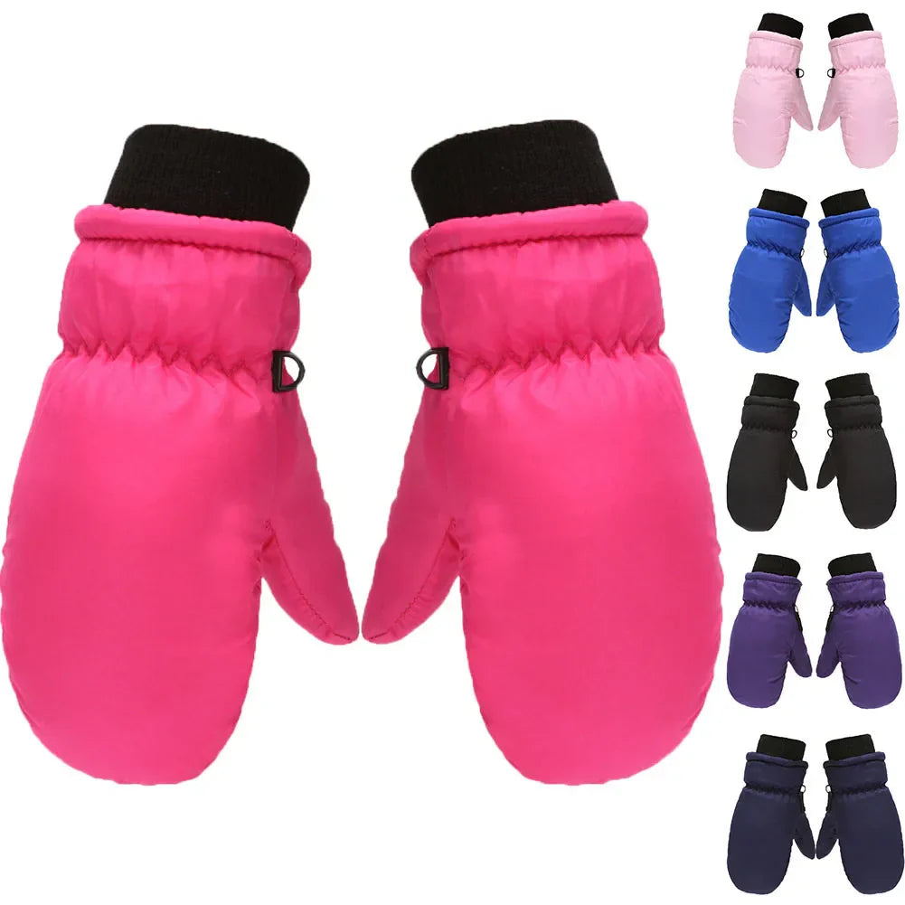 Children Gloves Windproof SML Size Gloves Winter Warm